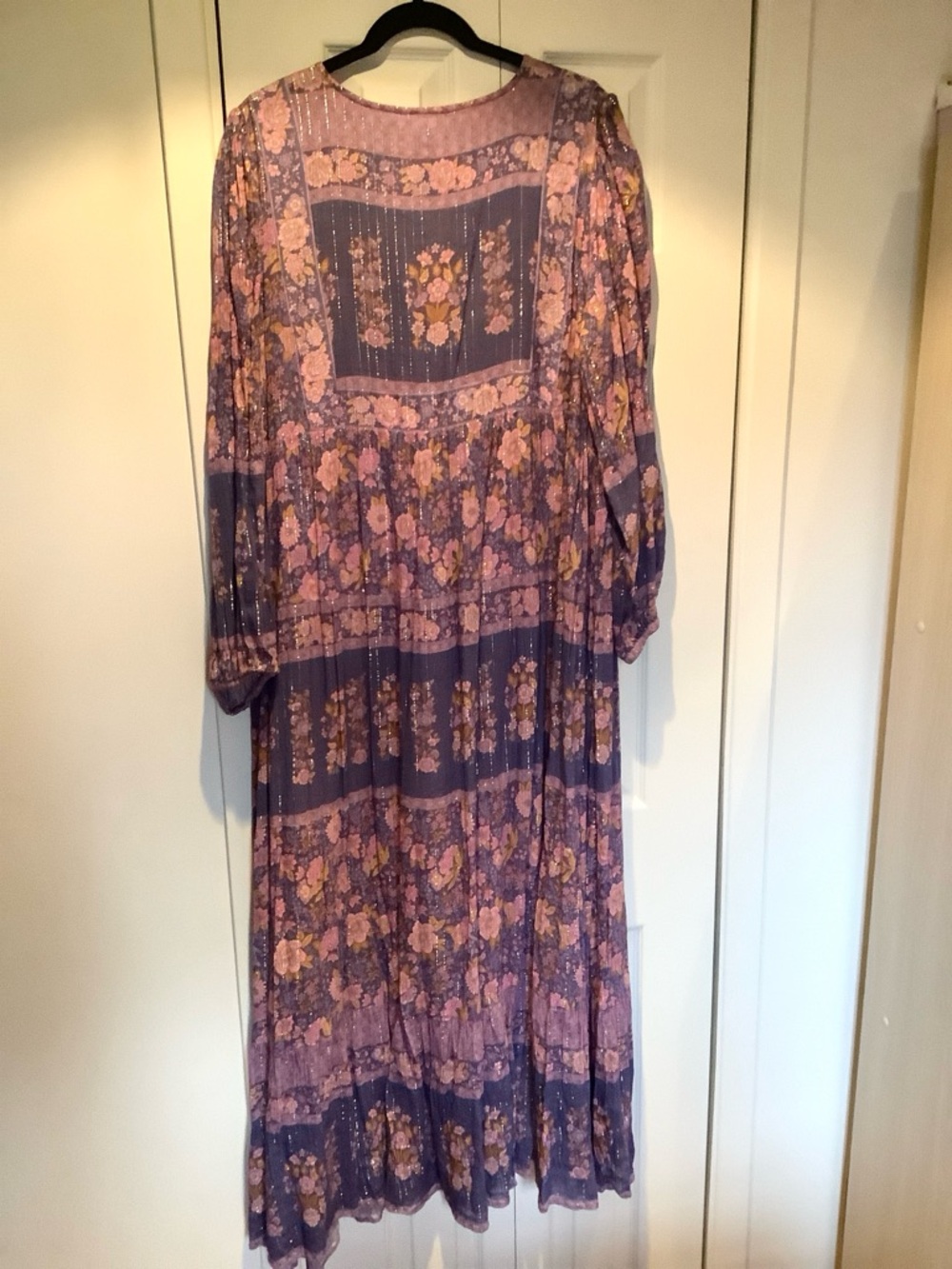 Spell Lavender Floral Boho Maxi Dress - Picture 4 of 8